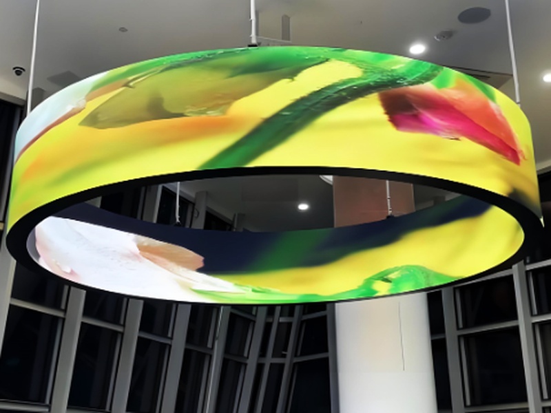 How should we solve the problem of round LED display screens