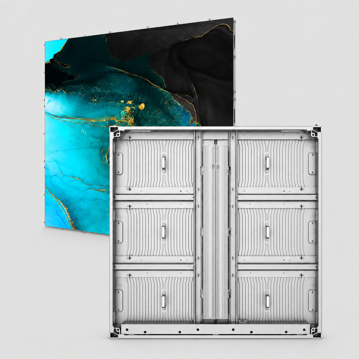 outdoor P4.44 P5.71 P6.67 P8 P10 960mm by 960mm led aluminum alloy cabinet