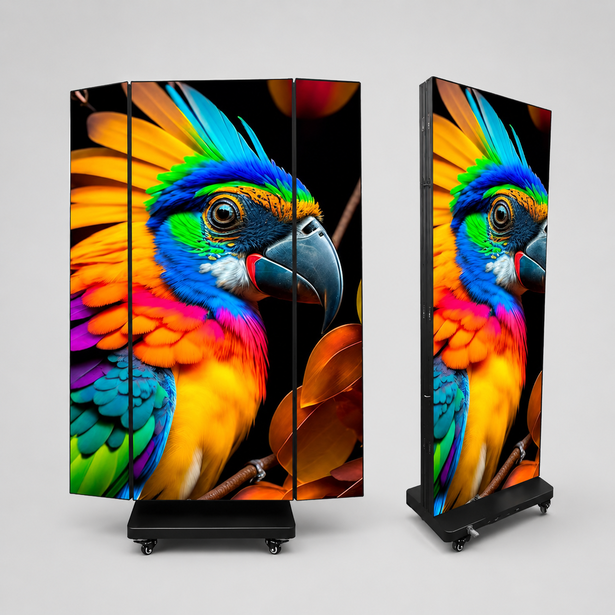 Tri-Fold LED Poster Screen
