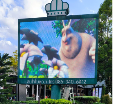 Thailand Zoo Outdoor P6 Column LED Display Project Case