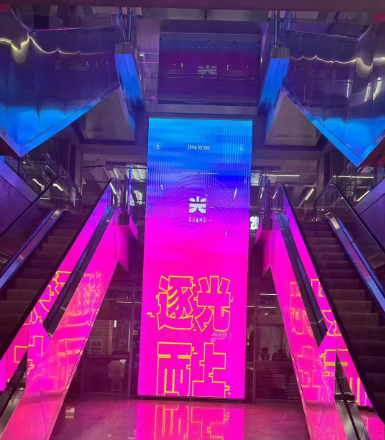 What are didfferent led transparnet and LED holographic?